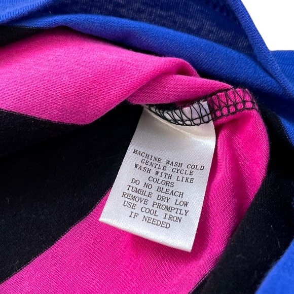 NWOT Derek Heart Stretch Mini Striped Dress Stretchy Juniors Medium VINTAGE - Picture 10 of 10